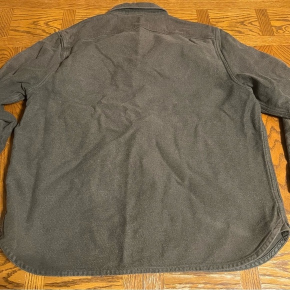 Everlane Men's Heavyweight Overshirt Shacket in Heathered Green Sz XXL *Flawed* - Picture 13 of 15